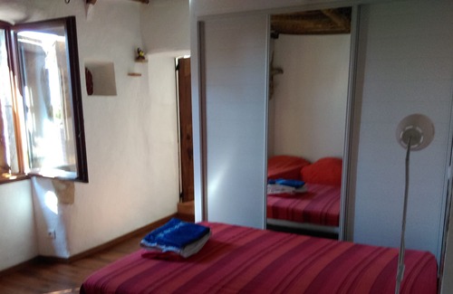 Saint-Jeannet Cabaña | Albergue el azur. Apartamento corazón del pueblo con vista panorámica al mar.
