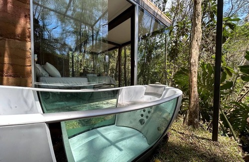 Cascata do Imbui Chalet De Esquí | Glass House