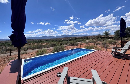 Cornville Casa | Glamping Airstream, Pool, Hot Tub, BBQ, Mountain Views, Easy access to Sedona!