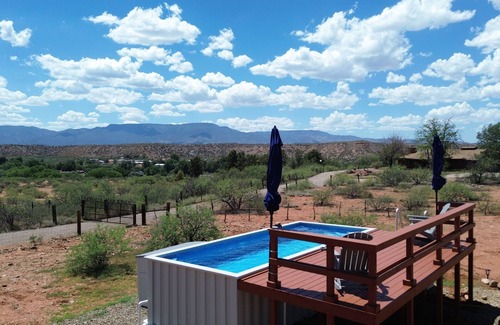 Cornville Casa | Glamping Airstream, Pool, Hot Tub, BBQ, Mountain Views, Easy access to Sedona!
