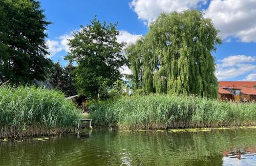 Wanzka Otro | 'Glamping' Angelzelt am See mit Steg und Boot (Mecklenburger Seenplatte)