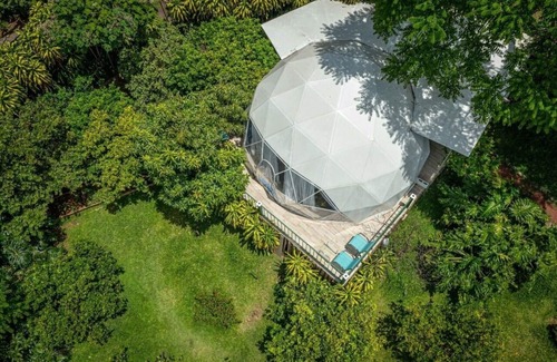 San Miguel Alquiler De RV | Glamping Sky Blue Domo-- Tierra Nueva Glamping