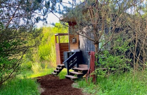Rolling Prairie Cabina | Glamping experience on an organic farm in Harbor Country.