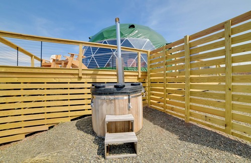 Franklin Apartamento | Glamping Getaway at ‘The Coyote Dome’ in Franklin