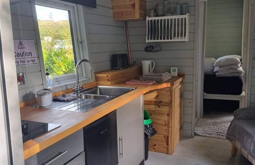Llanfair Caereinion Chalet De Esquí | Glamping Hut - Riverside 6