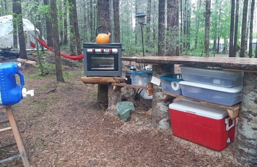 Belfair Alquiler De RV | Glamping in the magical forest of Elfendahl.