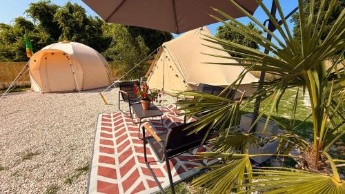 Torino di Sangro Otro | Glamping La Yurta nel Verde luxe ingerichte 6persoons Belltent