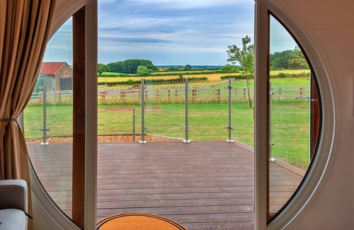 Low Catton Chalet De Esquí | Glamping en Yorkshire cerca de York y Costa