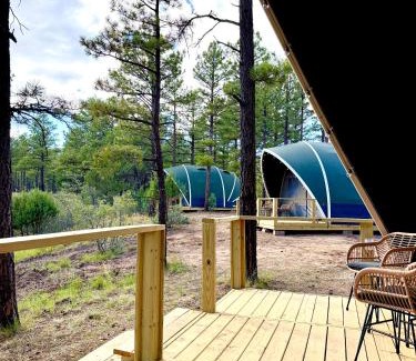 McIntosh Otro | Glamping Tent with AC at Manzano Retreat