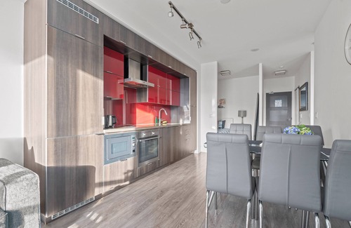 Toronto Entertainment District Condominio | GLOBALSTAY 1 Bedroom & Den condo Bird's Eye View in DT