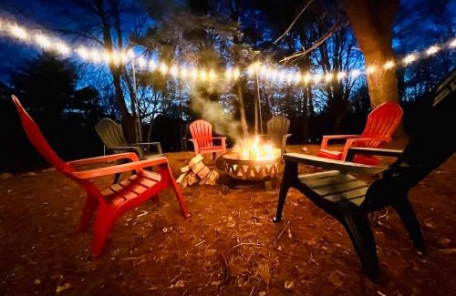 Briar Crest Woods Casa | Gloria's Hot Tub Game Room Fire Pit