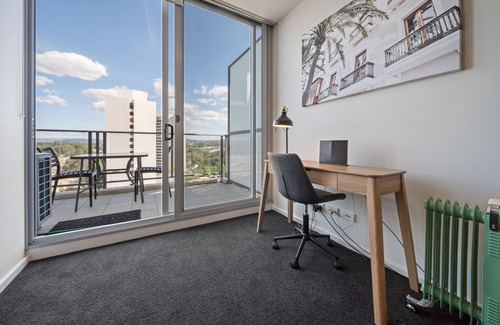 City West Apartamento | Glorious Central Canberra 1-Bed with Pool & Sauna