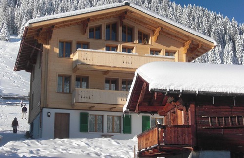 Murren Chalet De Esquí | Gloriosa casa de vacaciones de verano de lujo o chalet de esquí en Mürren - 5 estrellas