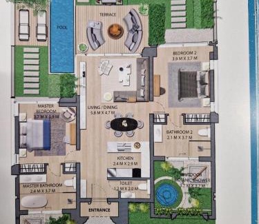 Salalah Apartamento | Glory Rotana Villa