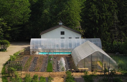 Union Pier Casa | Goldberry Woods Estate on 30 acres with Farm/Kayaks/Trails/Pool/Beach- Sleeps 50
