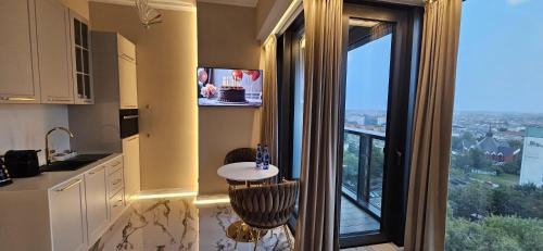 West Pomeranian Voivodeship Apartamento | Golden Horizon Hanza Tower - SPA & Sky View