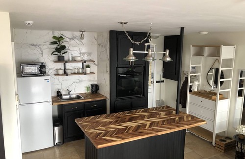 Central Okanagan Apartamento | Se aceptan mascotas estudio independiente con magnífica vista panorámica del lago
