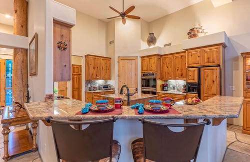 Las Sendas Casa | Golf Colony w/Golf, Mt & City Views: Salt H2O Pvt POOL, Spa, Kiva Fireplace, TVs All BRs