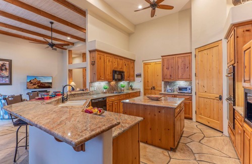 Las Sendas Casa | Golf Colony w/Golf, Mt & City Views: Salt H2O Pvt POOL, Spa, Kiva Fireplace, TVs All BRs