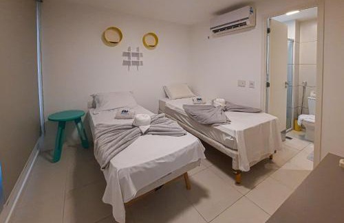 Porto das Dunas Apartamento | Golf Ville Térreo 3 Suítes 8 Pessoas