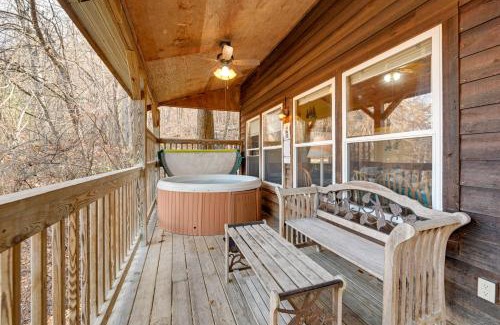Bryson City Casa | Gone Hiking Bryson City Cabin with Hot Tub and Grill