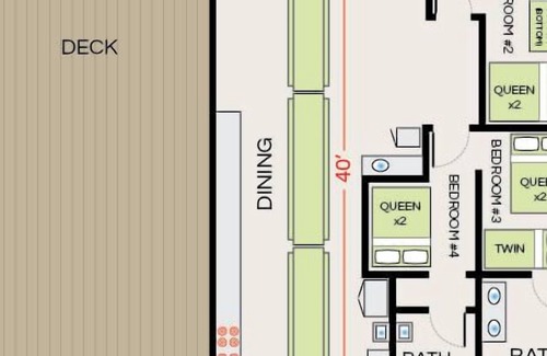 Stockton Casa | GoodLifeResorts (Downtown, Airport) 17 BR, 65 Capacity