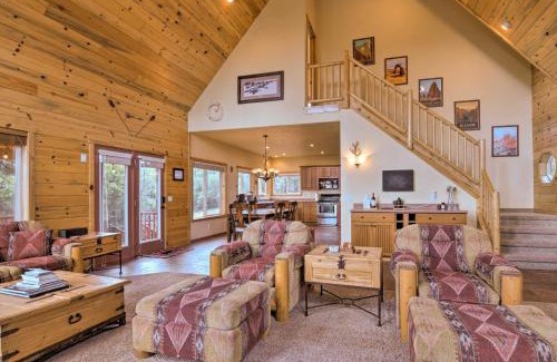 Long Valley Junction Casa | Gorgeous Alton Cabin with Deck and Mountain Views