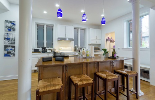 Hyde Park Casa | Gorgeous historic mansion on UChicago campus. Renovation with original detail.