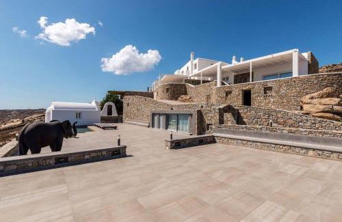 Elia Villa | Gorgeous Mykonos Villa 12 Bedrooms Villa Nova Light Private Pool & Panoramic Sea Views Elia