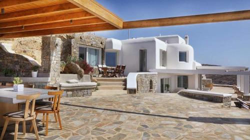 Elia Villa | Gorgeous Mykonos Villa 12 Bedrooms Villa Nova Light Private Pool & Panoramic Sea Views Elia