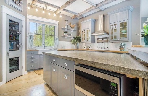 Saugatuck Casa | Gorgeous private farmhouse! Heated pool, hot tub & barn in winter. Sleeps 25