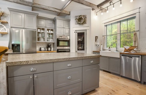 Saugatuck Casa | Gorgeous private farmhouse! Heated pool, hot tub & barn in winter. Sleeps 25