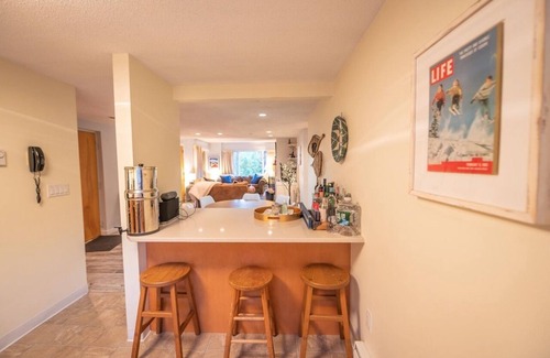 West Dover Apartamento | Gorgeous ski retreat apartment with fireplace and Mountain View.