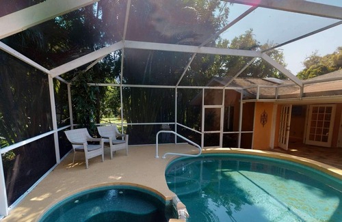 Bay Acres Casa | Gorgeous Updated Heated Saltwater Pool Home, WiFi, Dog Friendly, Kayak Launch & Park, Garage