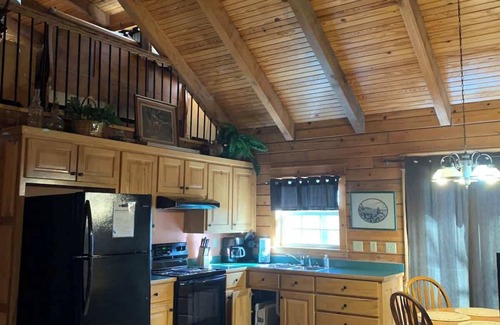 Garfield Cabina | Lake view Rustic Log Cabin