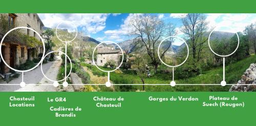 Castellane Cama Y Desayuno | Gorges du Verdon - Chambres d'Hotes des arches - Cadre magnifique,
