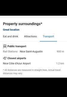 Les Moulins Apartamento | Grand Appartement, 2 ou 3 ou 4 pieces, tramway sur place, proche gare sncf St Augustin 5 min, aéroport à 7 min, plage ou Allianz riviera 10 min, palais nikaia 2 min , supermarché sur place, parking possible si disponible ou payant à 1000 metre