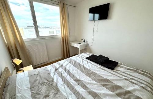 Villette Gare Apartamento | Grand Appartement 3 Chambres Bureau - PartDieu