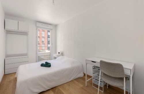 Centre Ville Rive Gauche Apartamento | Grand appartement Rouen Free Parking Privé Gratuit