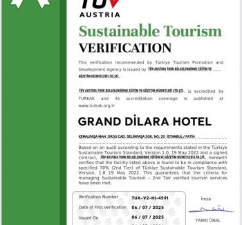 Fatih Hotel | Grand Dilara Hotel