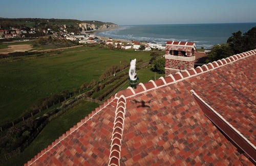 Pourville-sur-Mer Apartamento | **** Gran Duplex, vistas al mar, 5 dormitorios, sábanas, jardín privado