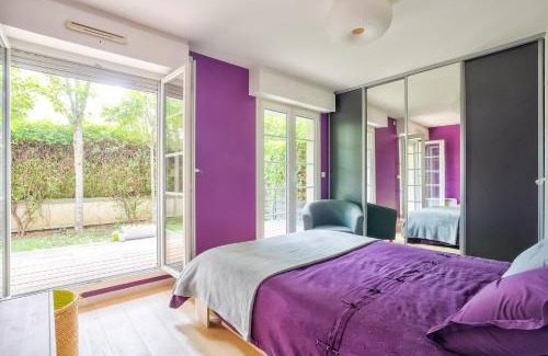 La Garenne-Colombes Apartamento | Grand et charmant appartement familial, 3 chambres, et moderne avec grand jardin et parking privatif aux portes de Paris