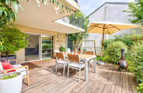 La Garenne-Colombes Apartamento | Grand et charmant appartement familial, 3 chambres, et moderne avec grand jardin et parking privatif aux portes de Paris