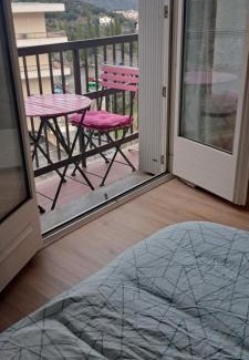 Amelie-les-Bains-Palalda Apartamento | Grand studio Sophie rénové avec goût Wi-Fi balcon parking 50m des cures