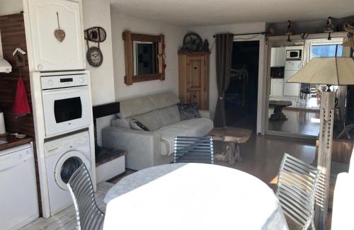 Allos Apartamento | Grand studio La Foux d Allos avec vue et terrasse
