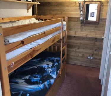 Allos Apartamento | Grand studio La Foux d Allos avec vue et terrasse