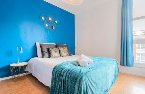Hotel-de-Ville Apartamento | Grand T2 à 8mn de Lille et Stadium Terrasse et parking privé
