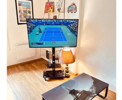 Saint-Pierre - Rene II - Bonsecours Apartamento | Grand T2 tout confort 48 M2 - Offre cinéma et sport canal séries, netflix, Dazen, eurosport, apple TV, OCS, paramount, prime vidéo
