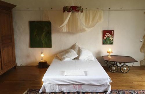La Celle-sous-Gouzon Casa | Grande chambre renaissance