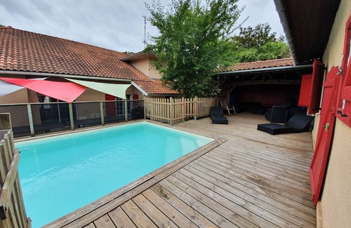 Orx Casa | Grande Maison Avec Piscine à 10minutes des Plages de Labenne et Ondres